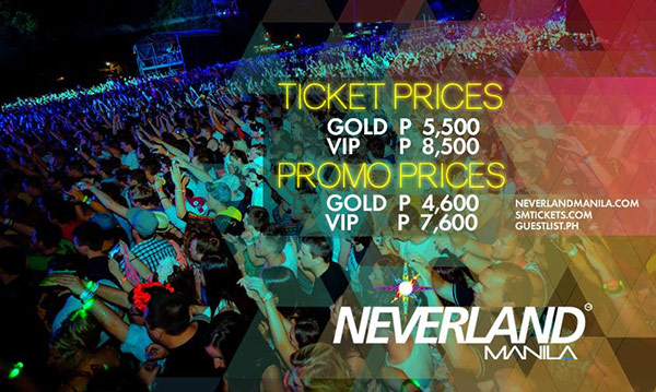 Neverland Manila Tickets