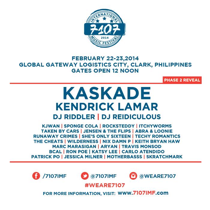 7107 Music Festival Phase 2 Line up