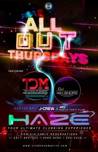 Club Haze All Out Thursdays