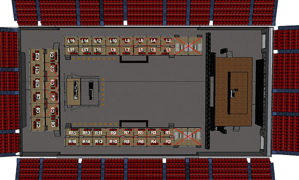 SHM Table Layout Floorplan