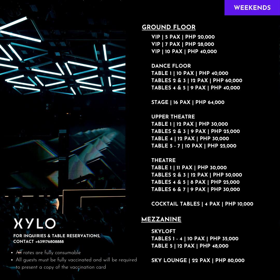 XYLO at The Palace Manila Clubbing